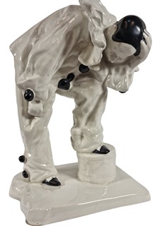 Kodet Emanuel - Porcelánová soška - Pierot - Graniton