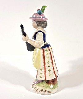 Dresden - Hudebnice v klobouku