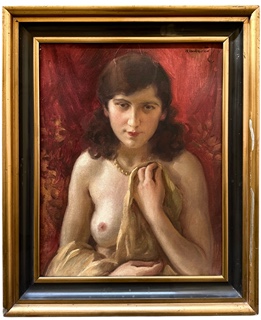Bohumil Mareček (1884 - 1962) - Secesní dívka