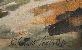 František Daněk-Sedláček (1892 - 1974) - Zimní les