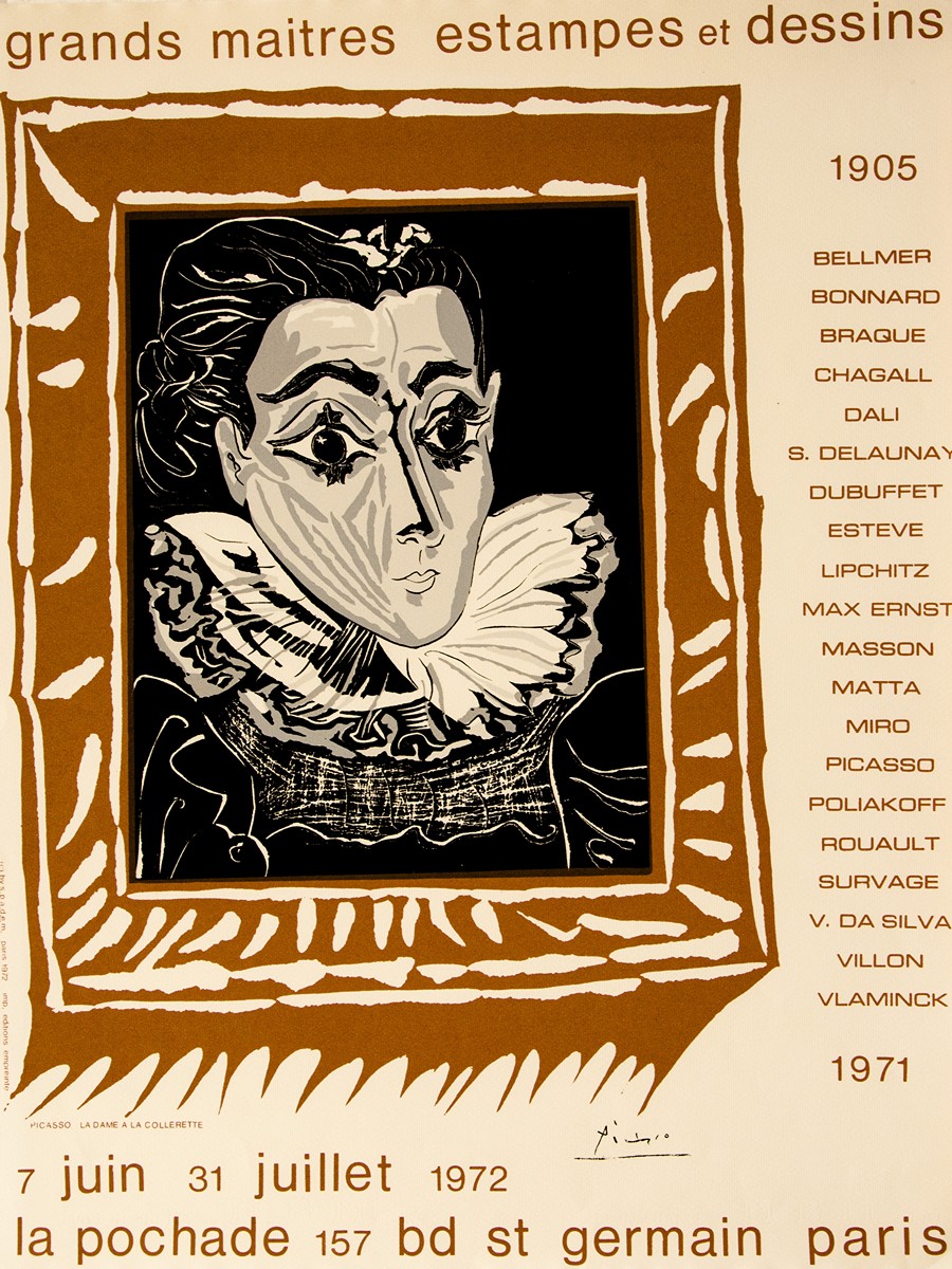 Pablo Picasso (d´apres) 1881 - 1973 - La Dame a la Collerette