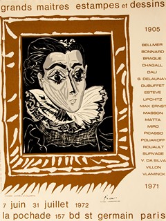 Pablo Picasso (d´apres) 1881 - 1973 - La Dame a la Collerette