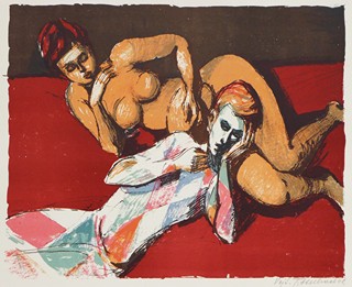 Vojtěch Tittelbach 1900 - 1971 - Šašek a dáma