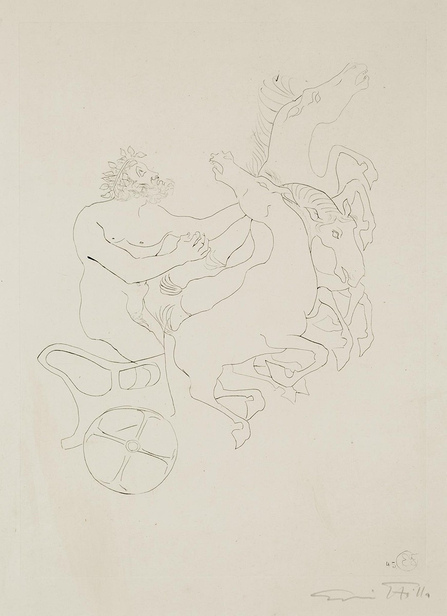 Hercules' entry to Olympus