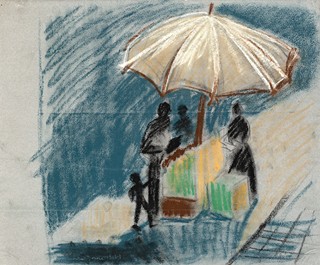 Jičínská Věra (1898 – 1961) - Prodavačka ovoce