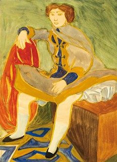 Resting ballerina