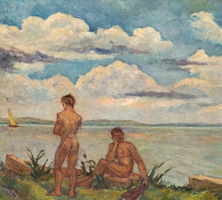 Jozef Teodor Mousson (1887 - 1946) - Koupání
