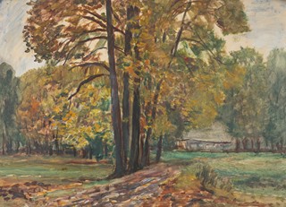 Antonín Hudeček (1872-1941) - Podzimní les