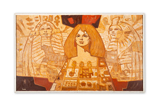 Ivan Sedliský (1926 - 1999) - Dívka s egyptskými motivy