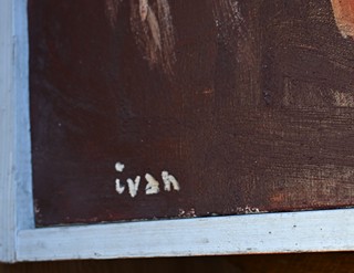 Ivan Sedliský (1926 - 1999) - Dívka s egyptskými motivy