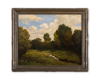 Ferdinand Engelmüller (1867 - 1924) - Louka s potůčkem