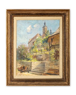 Josef Krčil (1906 - 1985) - Ráno v parku