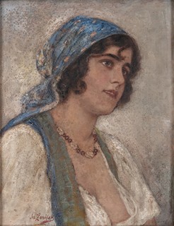 Josef Ženíšek (1855 - 1944) - Dívka