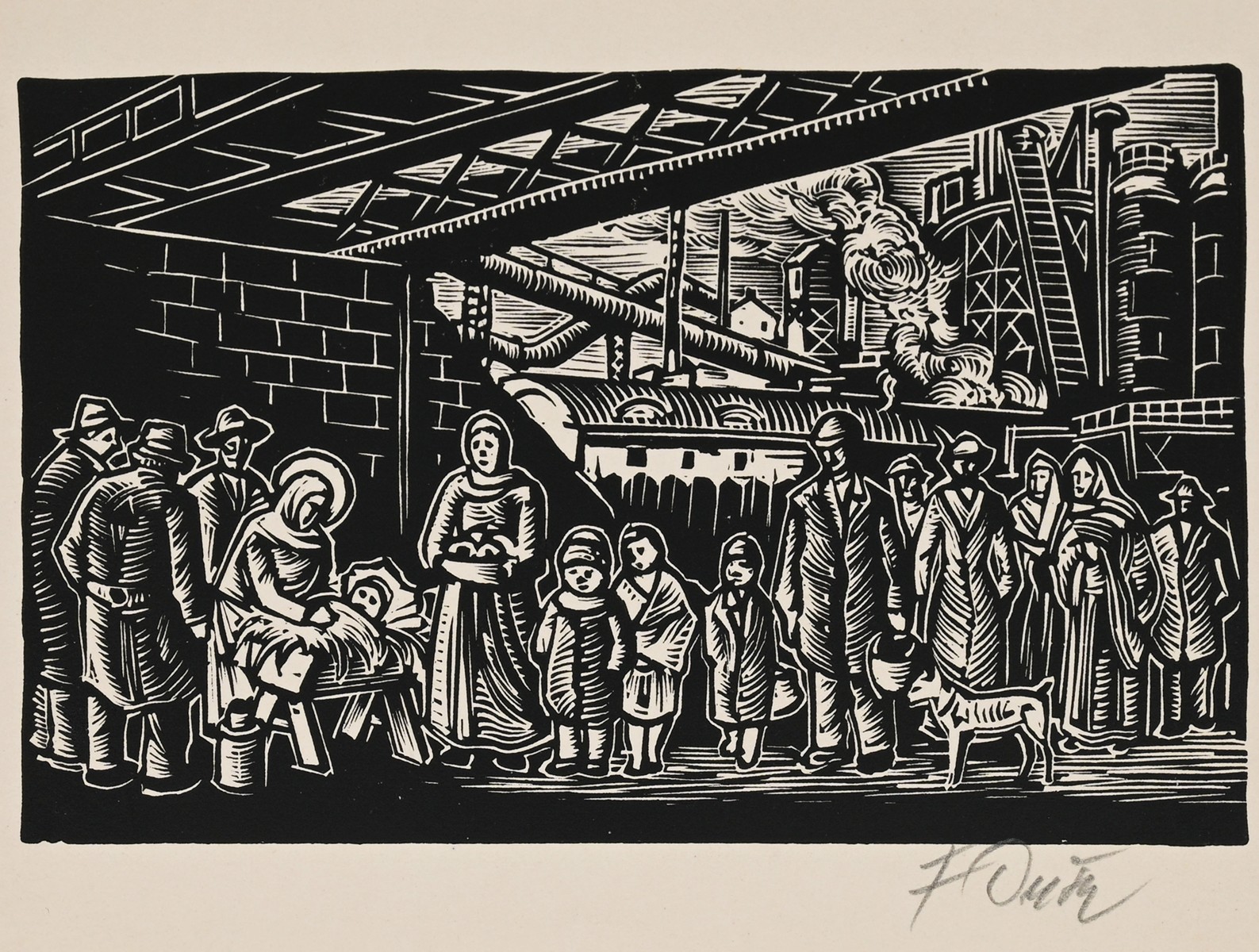 Ferdiš Duša (1888 - 1958) - Sociální motiv