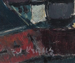 František Josef Kraus (1904 - 1976) - Pražský motiv