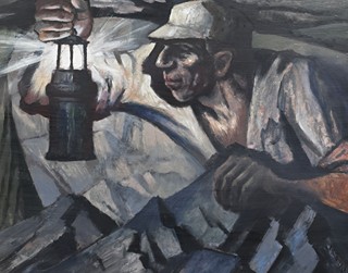 Vilém Wünsche (1900 - 1984) - Horník v dole