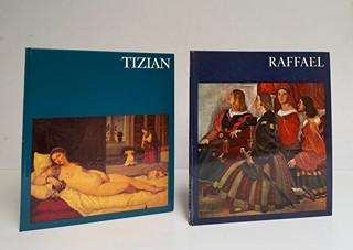 Renate Bergerhoff - Sada uměleckých monografií: TIZIAN & RAFFAEL (Edice Welt der Kunst)