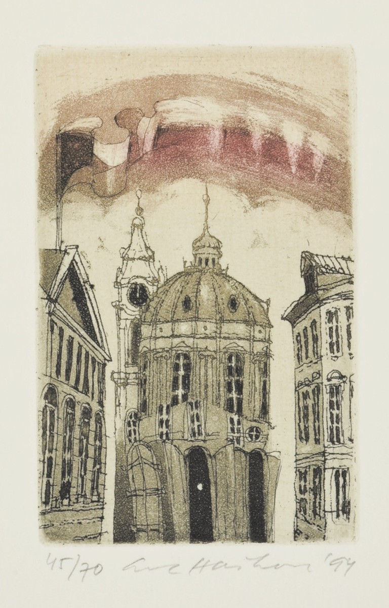 HAŠKOVÁ Eva (*1946) - Pražské motivy.