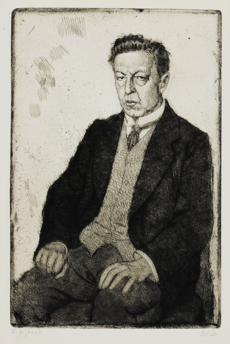 ORLIK Emil (1870-1932) - Malíř Richard Pankok.