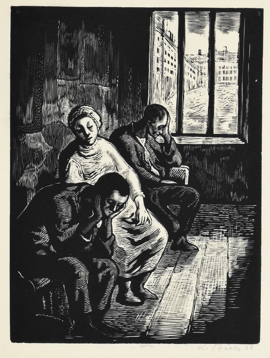 ŠTĚCH Karel (1908-1982) - V čekárně.