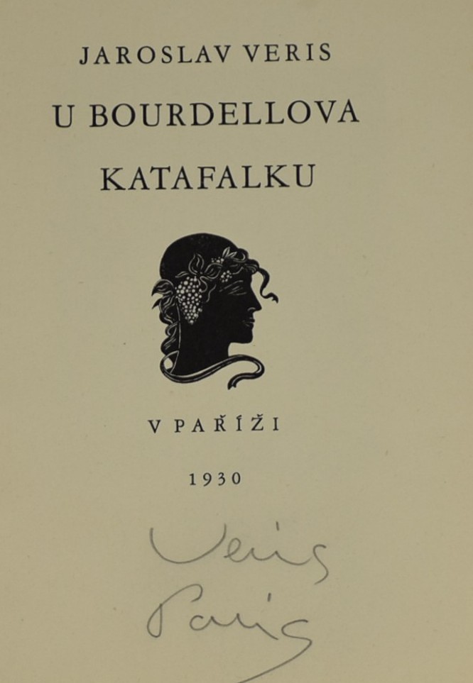 Jaroslav Veris - U Bourdellova katafalku.
