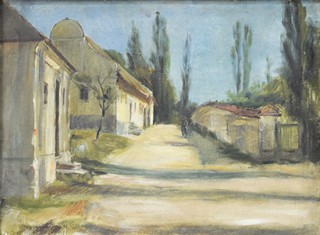 EBERL František Zdeněk (1887-1962) - Hospoda Brandíra u zámku Mitrovice.