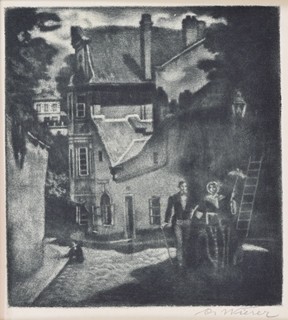 WIERER Alois (1878-1945) - Na procházce.