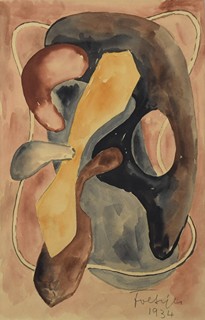 FOLTÝN František (1891-1976) - Abstraktní kompozice.