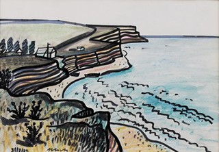 ALBICH Milan (1925-2000) - Mořské pobřeží.