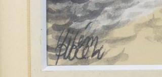 PLOCEK Vilém (1905-2001) - Rybář na břehu.