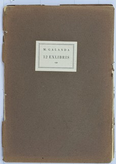 GALANDA Mikuláš (1895-1938) - Dvanáct ex libris.