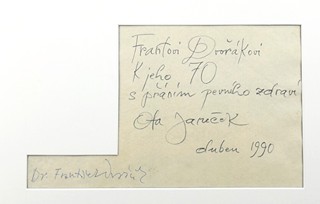 JANEČEK Ota (1919-1996) - Láska na viklanu.
