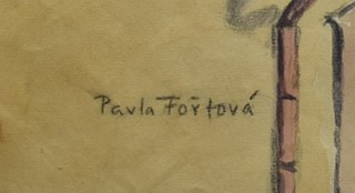 FOŘTOVÁ -ŠÁMALOVÁ Pavla (1886-1974) - Mánesův dům v Praze.
