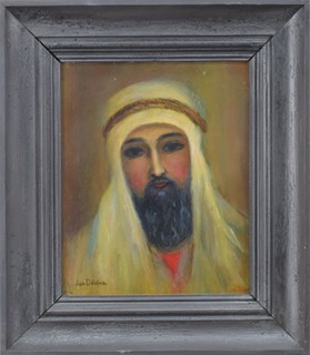 DĚDINA Jan (1870-1955) - Portrét vousatého muže.