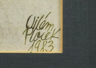 PLOCEK Vilém (1905-2001) - Loďky na průplavu.