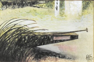 PLOCEK Vilém (1905-2001) - Loďky na průplavu.