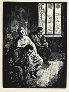 ŠTĚCH Karel (1908-1982) - V čekárně.