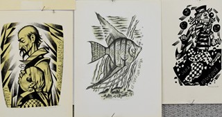 CINYBULK Vojtěch (1915-1994) - Kolekce dvanácti ex libris.