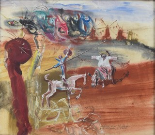 KOLÁŘ Radomír (1924-1993) - Don Quijote a Sancho Panza.