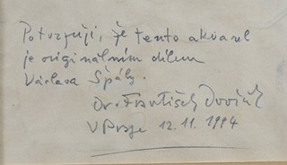 ŠPÁLA Václav (1885-1946) - Panský mlýn v roce 1929.