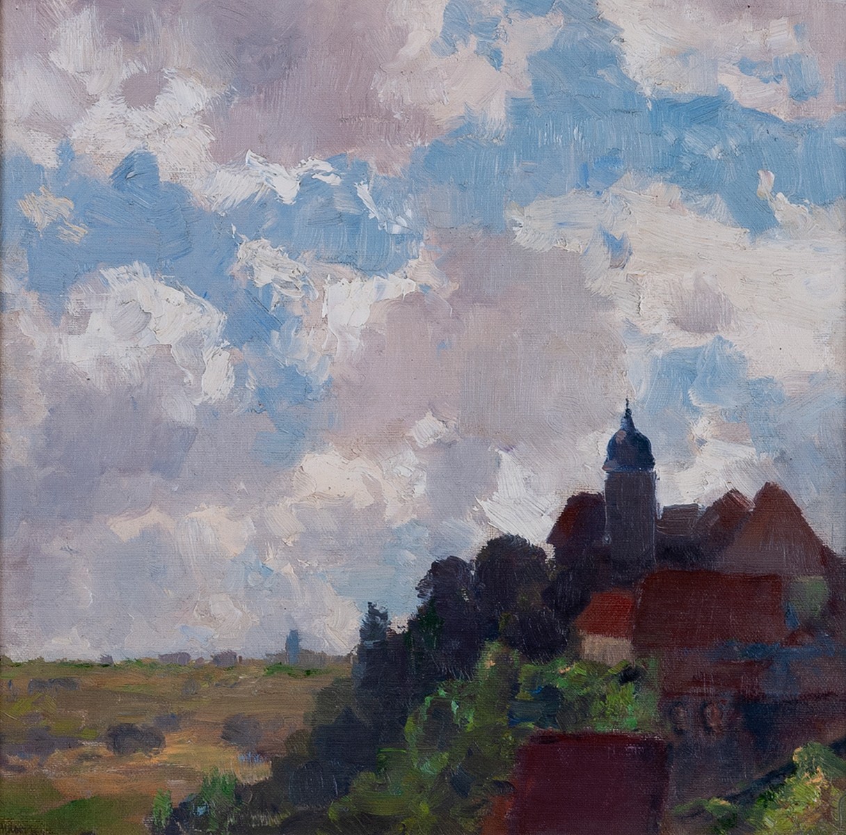 Gustav Macoun (1892 - 1934) - Vesnička na kopci