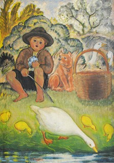 Josef Matějka (1881 - 1953) - Pasáček