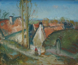 Josef Konečný (1909 - 1989) - Dvě ženy ve vesnici