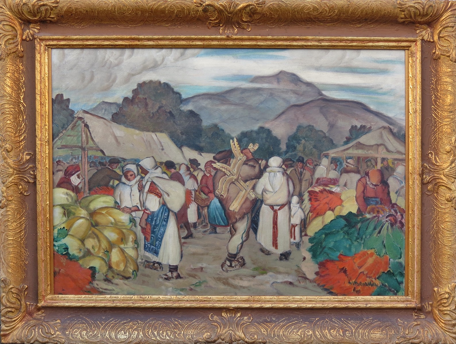 Martin Benka (1888 - 1971) - Jarmark na Slovensku