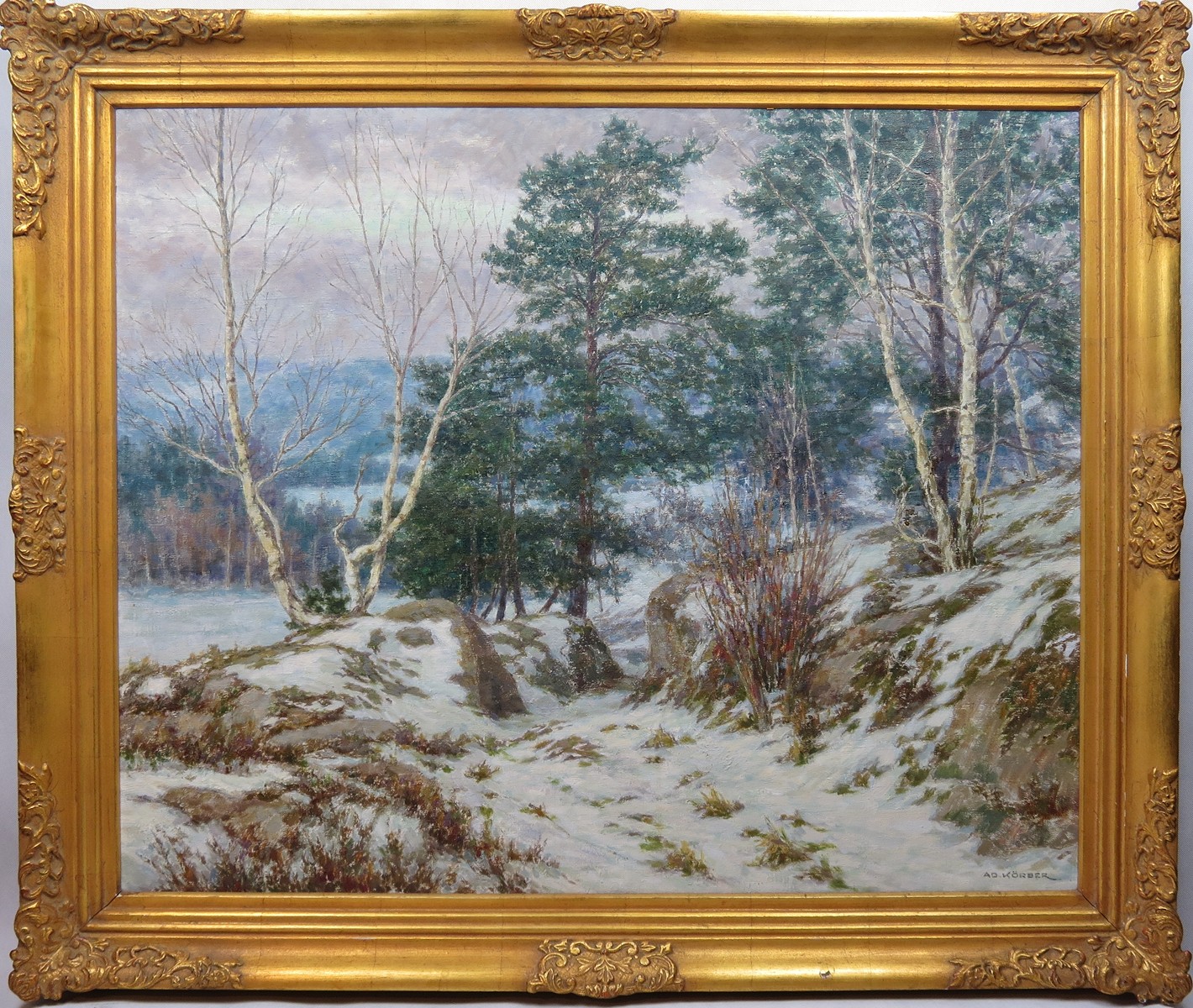 Adolf Körber (1887 - 1967) - Zimní krajina