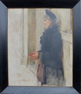 Emil Schovánek (1885 - 1947) - U kostela