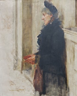 Emil Schovánek (1885 - 1947) - U kostela