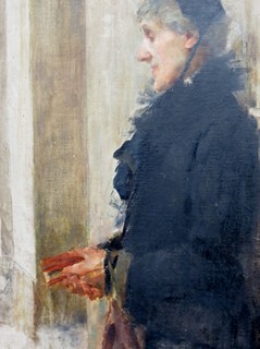 Emil Schovánek (1885 - 1947) - U kostela
