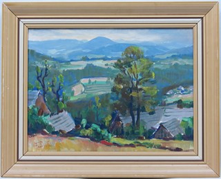 Ferdiš Duša (1888 - 1958) - Horská krajina s chalupami