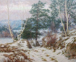 Adolf Körber (1887 - 1967) - Zimní krajina